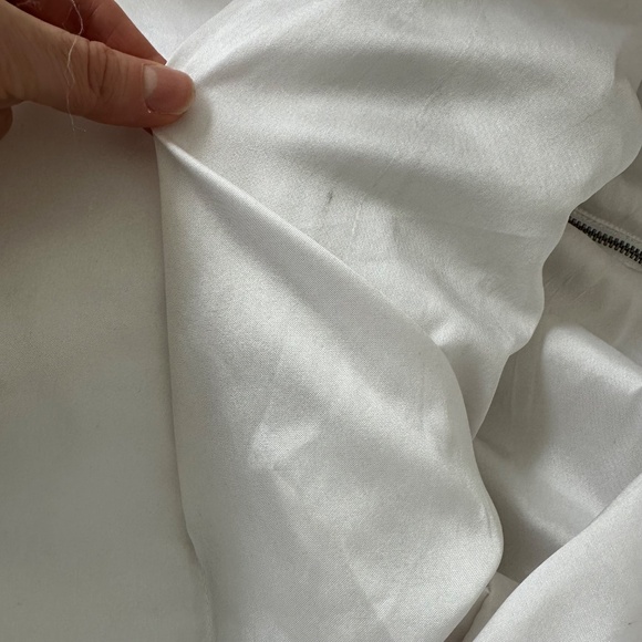 Alice + Olivia PRIA White Beaded Rhinestone Crystal Mini Dress Lace - Size 2 - Picture 10 of 14